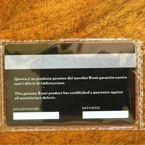 Rioni Italia Moda “The Lady” Quilted Signature Black Patent Leather Bag New! - Picture 16 of 16